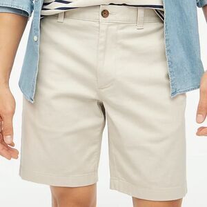 J Crew 9 Inch Flex Chino Shorts‎ Mens Size 40 Natural Tan Khaki